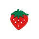 Breloque pour Chaussures et sacs Fraise 24 x 28 mm