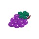 Colgante Para Zapatos y Bolsos Uva 25 x 33 mm