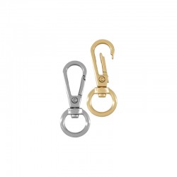 Fermoir Mousqueton Pivotant en Zamak 40 mm