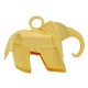 Ciondolo Elefante in Ottone 25X15 Mm/7 mm