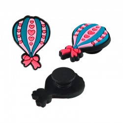 Ciondolo per Scarpe e Borse con Mongolfiera 22X31 mm