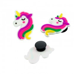Colgante Para Zapatos y Bolsos Unicornio 22 x 33 mm