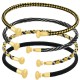 Cord Bracelet with Brass End Cap 66mm