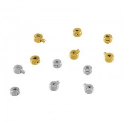 Stainless Steel 316 Pressed Crimp Bead 3x4mm (Ø0.95mm)