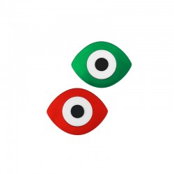 Plexi Acrylic Pendant Evil Eye 45x35mm