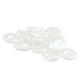 Pearl ABS Bead Round Flat 10mm Ø1mm