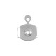 Chiusura per Orecchini in Ottone (a Farfalla) con Anello 7 mm