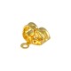 Chiusura per Orecchini in Ottone (a Farfalla) con Anello 7 mm
