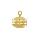 Brass Earring Back (Butterfly) with loop 7mm