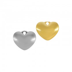 Zamak Charm Heart (~21x19mm)