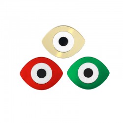 Plexi Acrylic Pendant Evil Eye 45x35mm