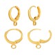 Brass Earring Clip Round 11.5mm