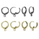 Brass Earring Clip Round 11.5mm