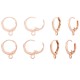 Brass Earring Clip Round 11.5mm