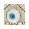 Gold/White/Black/Turquoise