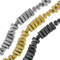 Hematite Slider Bar 6.5x3mm Ø1.2mm (~141pcs)