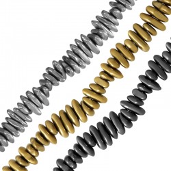 Hematite Irregular Bead Chips 3-8.5mm/2.4mm Ø1.4) (~172pcs)