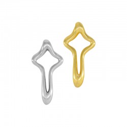 Zamak Pendant Cross (~19x39mm) (Ø2.5mm)