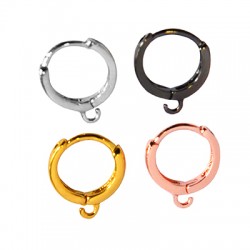 Boucle D'Oreille en Laiton avec Boucle 12 mm