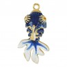 Or/ Bleu foncé/ Multicolore