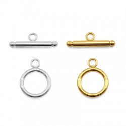 Stainless Steel 304 Toggle Clasp Round 14mm (Bar 22mm