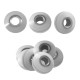 Perles Rondelles 4mm/1.8mm (Ø1.3mm) en Acier Inoxydable 303
