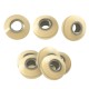 Perles Rondelles 4mm/1.8mm (Ø1.3mm) en Acier Inoxydable 303