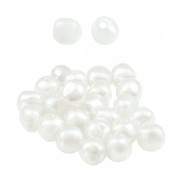 Pearl ABS Bead Round 6mm Ø1mm