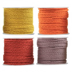Cordon Tressé en Coton 2 mm (10 M/Bobine)