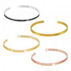 Brass Bracelet 64mm (ideal for 2mm Flat Cord)
