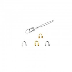 Embout en Métal/Laiton pour fil métallique 0,56mm