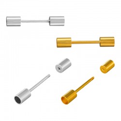 Brass Clasp 25mm/ 13mm (2τμχ/Σετ)