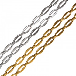 Chaîne en Acier Inoxydable 304 14 x 7/1.3 mm