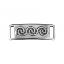 Connettore in Zama Rettangolare 40X14 mm Ø10X3 mm
