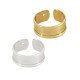 Brass Ring Base for 5mm Flat Cords