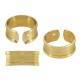 Brass Ring Base for 5mm Flat Cords