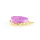 Geodes Crystal Charm Irregular ~14x20mm