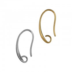 Boucle D'Oreille en Acier Inoxydable 304 avec Anneau 10 x 19/3 mm