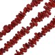 Κοράλλι Μπαμπού Χάντρα Τσιπς ~6-12mm Ø~0.3mm (~190τμχ)