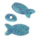 Ceramic Bead Fish 26x12mm Ø2.2mm