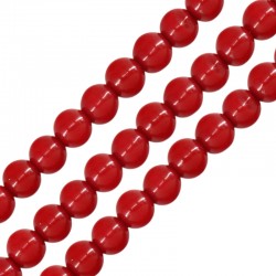 Perles Irrégulières en Bambou Corail 5 mm (~84 Pièces)