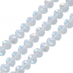 Γυάλινη Χάντρα Κρυσταλλάκι Πολυεδρική 8/5mm (65τμχ)