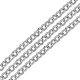 Chaîne maille Jaseron 3mm en Acier Inoxydable 304