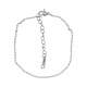 Chaîne de Bracelet en Acier Inoxydable 304 150 mm