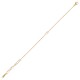 Chaîne de Bracelet en Acier Inoxydable 304 150 mm