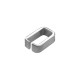 Anellino a Pinza in Acciaio Inossidabile 304 7.1X9X2.8 Mm/0.95 mm