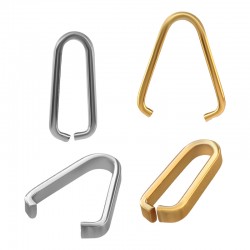 Bail Pincé en Acier Inoxydable 304 6 x 12 x 2 mm/1 mm