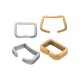 Bail Pincé en Acier Inoxydable 304 5 x 7.1 x 1.8 Mm/0.67 mm