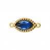 Or 18 carats/ Bleu