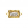 18K Gold/ Crystal